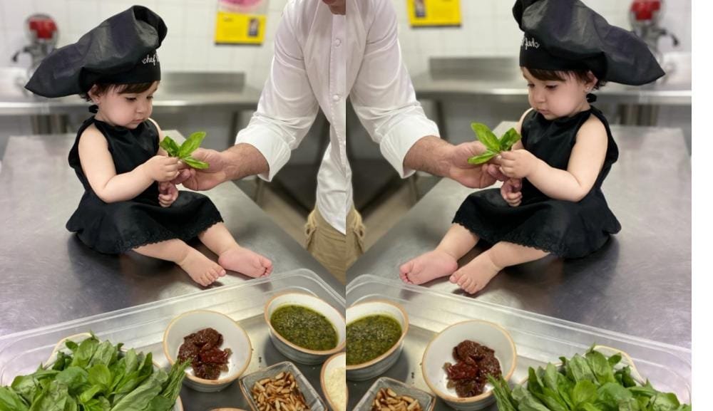 البلوجر الصغيرة سيليا غدار تستعدُّ للمشاركة في مسابقة للطهي
