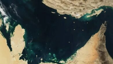 ردا على أوهام ترامب بملكية مضيق هرمز.. خريطة تظهر كاليفورنيا أرضا إيرانية (صورة)